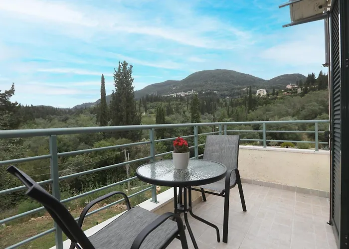 アパート Martzon House Corfu Kynopiástai